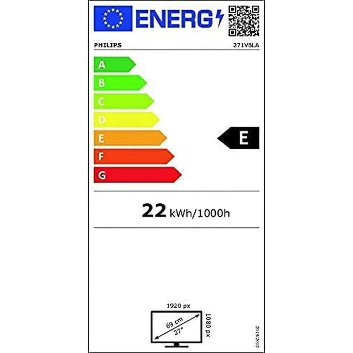 Монітор Philips 271V8LA 27 Дюймів FHD AdaptiveSync Чорний, фото №2
