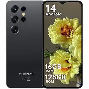 Мобільний телефон OUKITEL C2 16GB + 128GB / 1TB, Android 14, 6.52 дюйми, 5000 mAh, 13MP + 5MP, Dual SIM 4G, Face ID - Фото 1