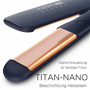 Выпрямитель 2 в 1 PARWIN PRO BEAUTY Нанотитановое покрытие 32 мм 130 °C - 230 °C synthetic.ua - Фото 1