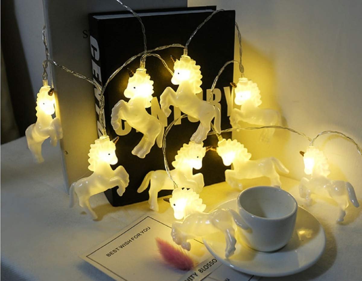 Гірлянда Riaxuebiy Єдиноріг, 1.5 м, 10 LED, теплий білий, фото №2
