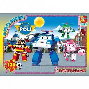 Пазлы Робокар Поли 126 эл [tsi37593-TSI] - Фото 1