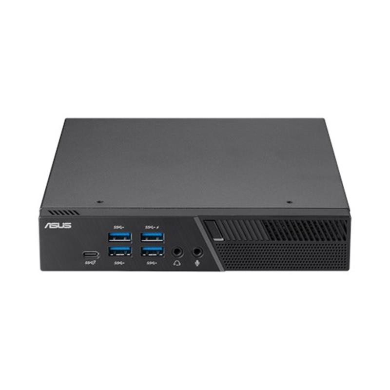 Мини-компьютер неттоп ASUS Mini PC PB50-BR072MD 90MS01Q1-M00720; AMD Ryzen 5 3550H 1.8 - 3.4 ГГц ОЗУ 8 ГБ SSD 128 Radeon Vega кардридер ОС черный, фото №1