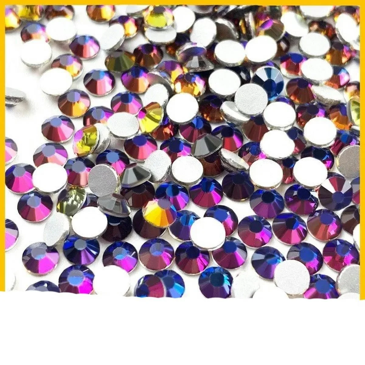 Кришталеві стрази Blaue Serie S 3, 30 штук з блискітками для DIY-нейл-арту, тканини, одягу, блакитні S 3, 1440 штук, фото №1