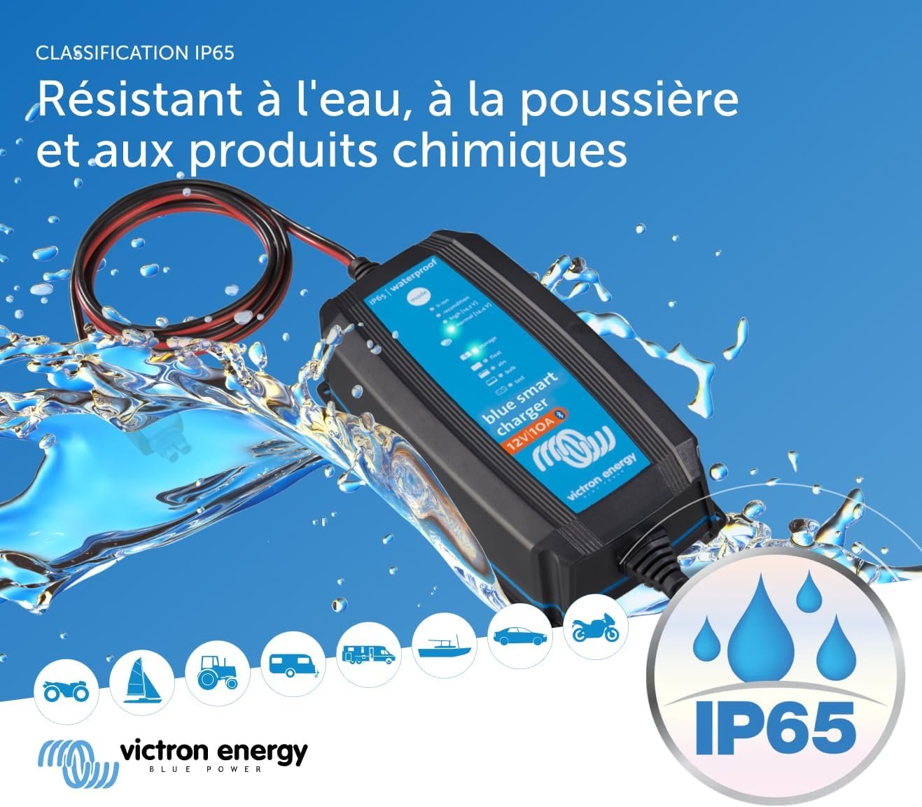 Зарядное устройство Victron Energy Blue Smart IP65 12 Volt 10 Аmp, фото №4 Зарядное устройство Victron Energy Blue Smart IP65 12 Volt 10 Аmp, фото №4