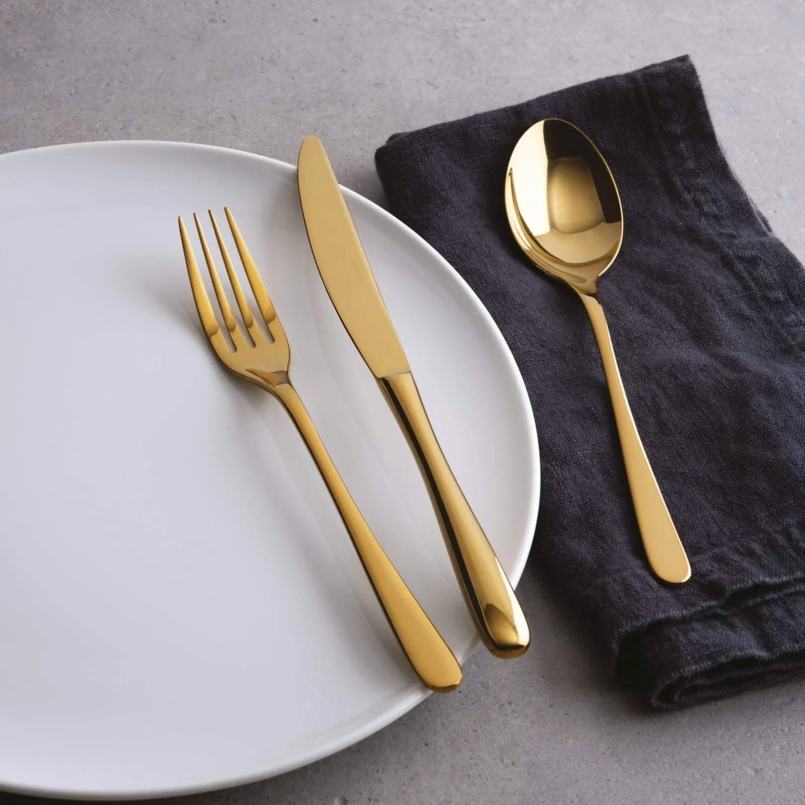 Набір столових приборів Sambonet Taste на 6 персон, 36 предметів, з нержавіючої сталі з PVD-покриттям, можна мити в посудомийній машині, золотий, фото №9 Набір столових приборів Sambonet Taste на 6 персон, 36 предметів, з нержавіючої сталі з PVD-покриттям, можна мити в посудомийній машині, золотий, фото №9