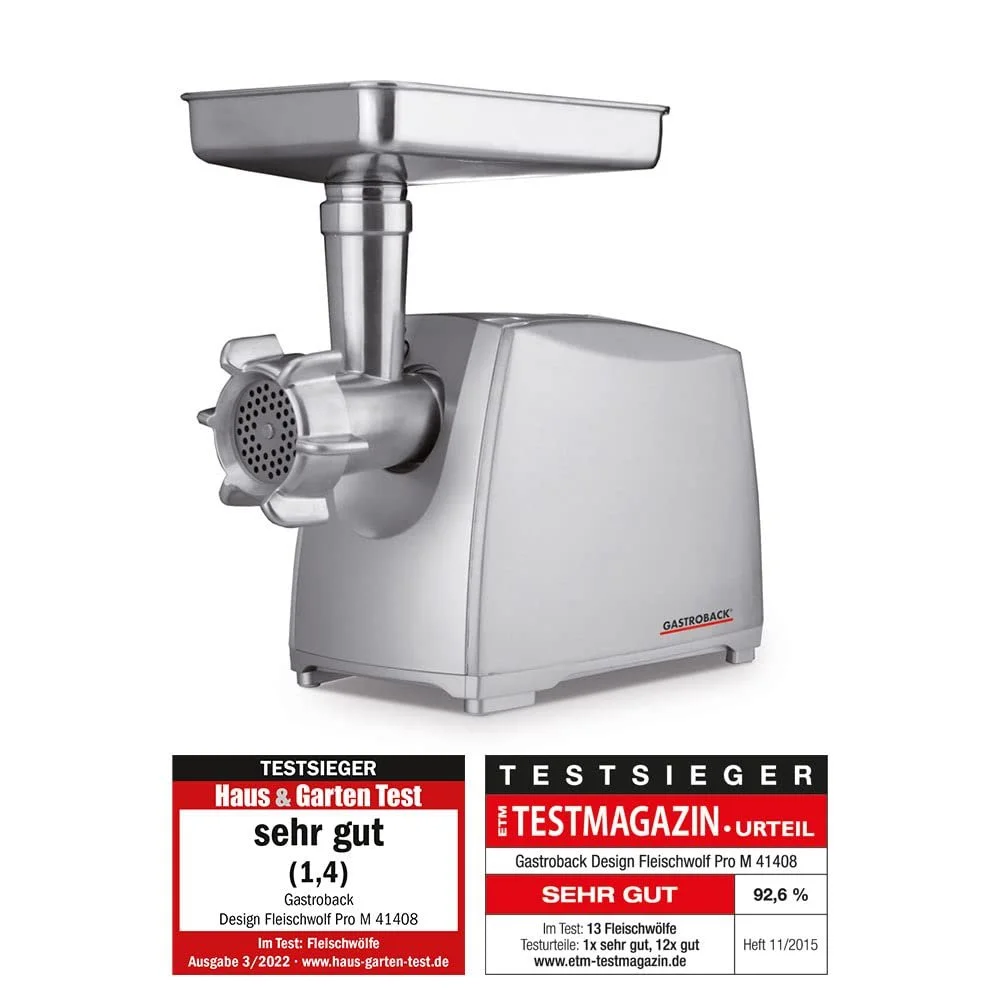 Мясорубка Gastroback Design Pro M 350 x 160 x 350 мм, фото №1 Мясорубка Gastroback Design Pro M 350 x 160 x 350 мм, фото №1