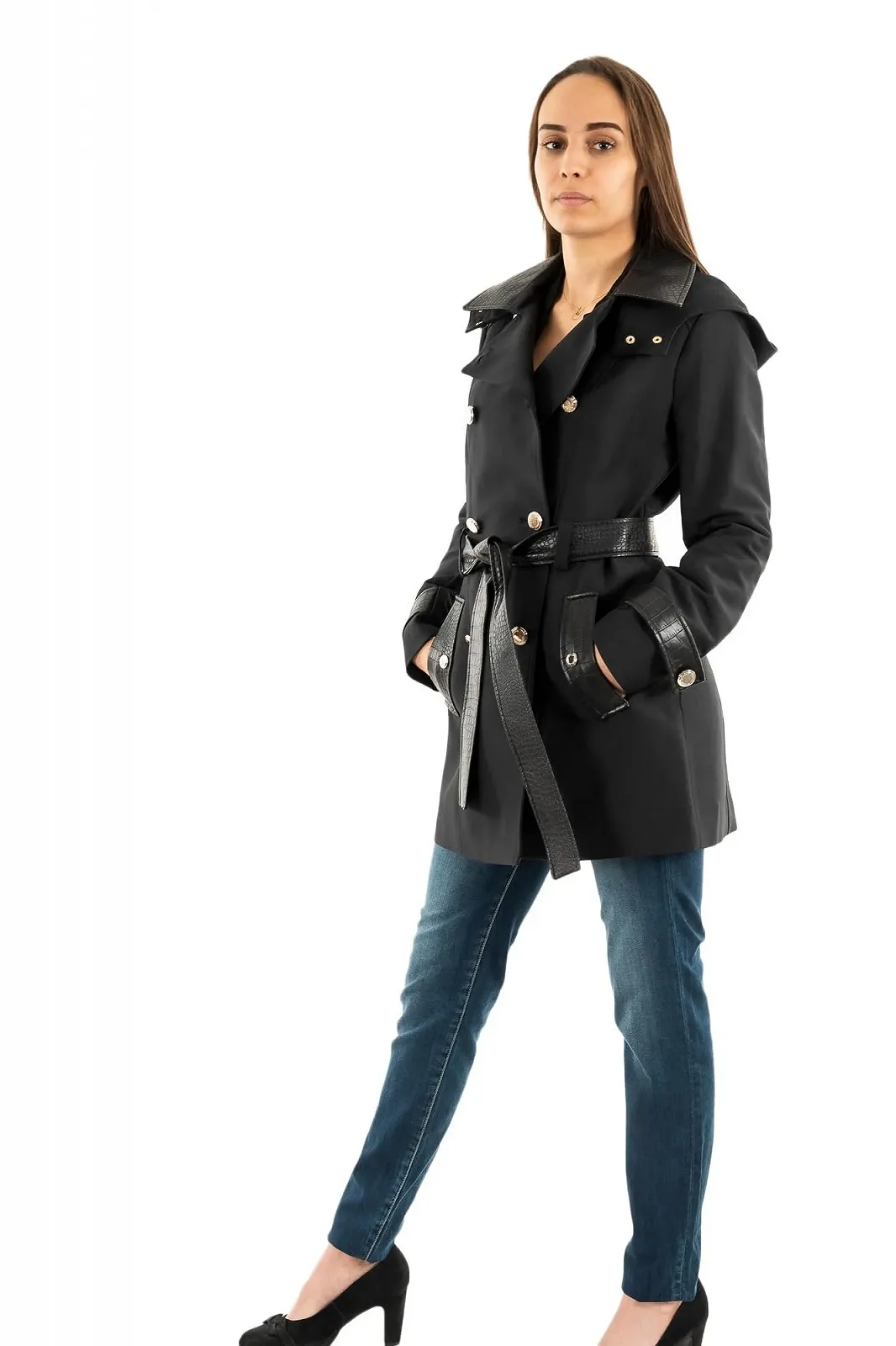 Тренчкот Morgan з капюшоном, фото №1