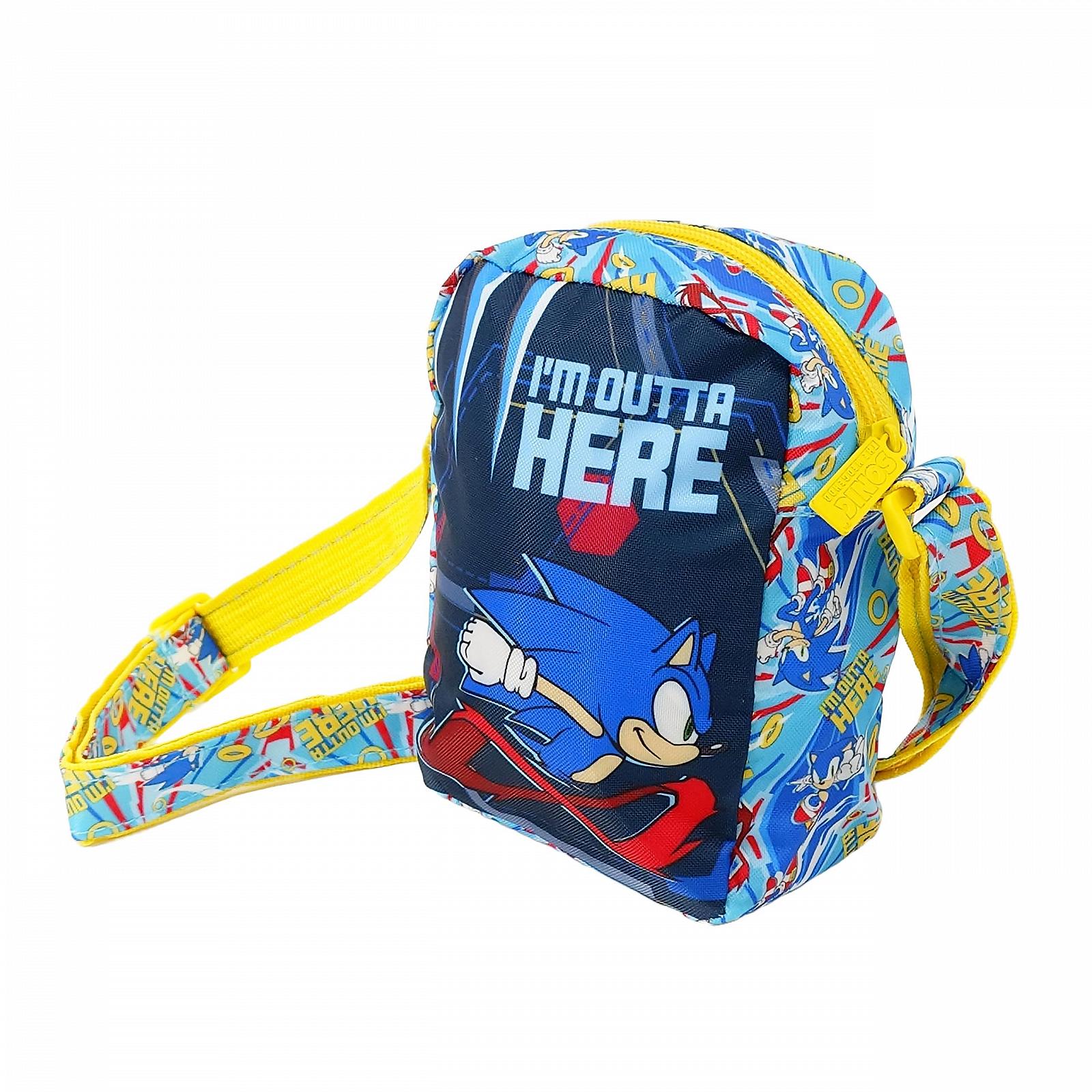 Сумка Sonic the Hedgehog для хлопчиків Sonic регульована, різнокольорова, фото №1