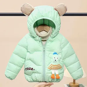 Куртка дитяча стьобана з капюшоном SYDUZAX для хлопчиків і дівчаток synthetic.ua - Фото 1