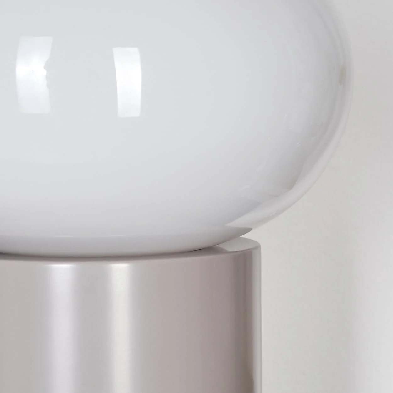 Настільна лампа Godrie Сучасна Приліжкова Метал/Скло Ретро/Вінтаж Ø 20 см H 27 см 1 x E27 Тауп Біла, фото №7