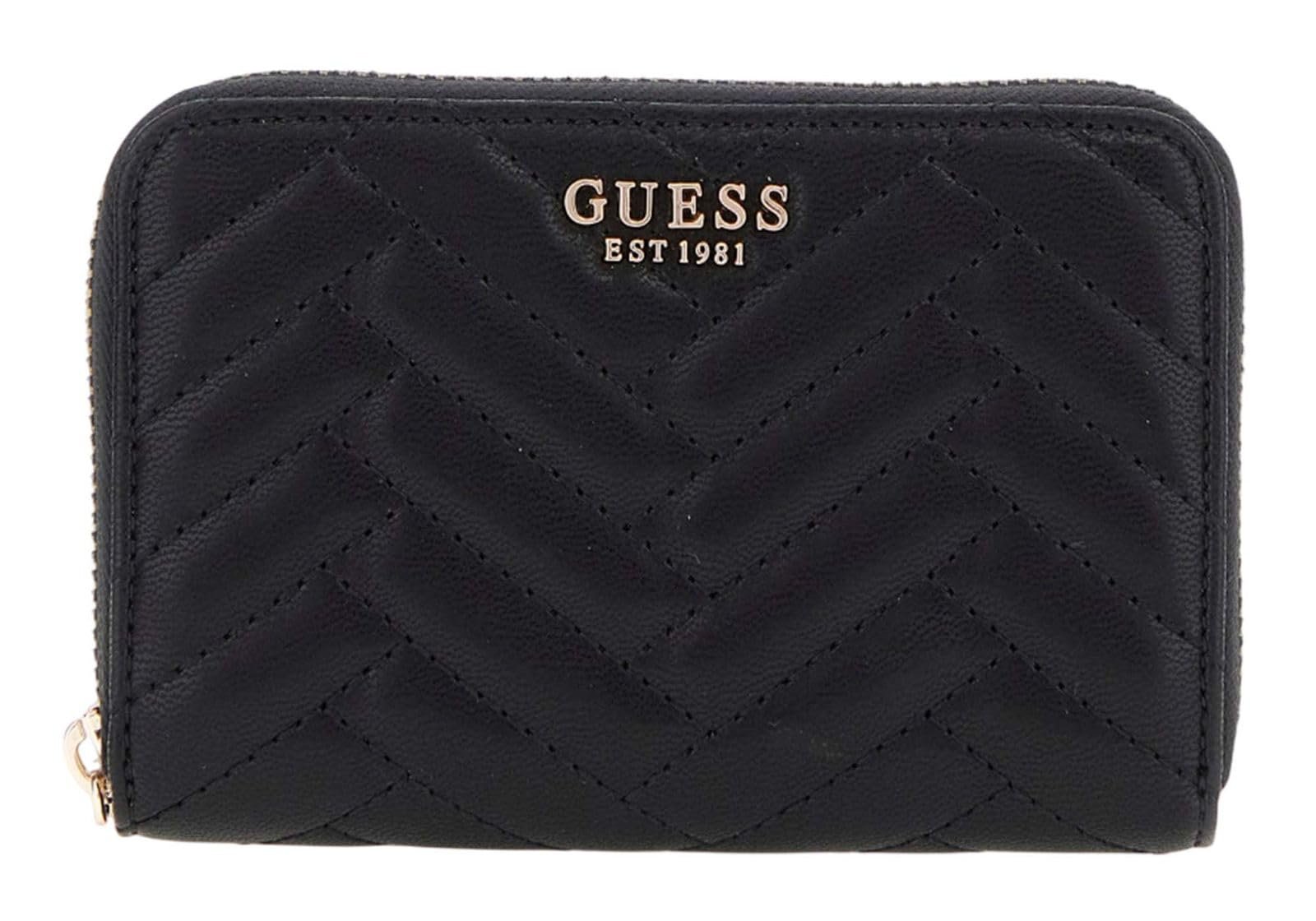Кошелек GUESS Anning SLG Medium Zip Around Black, черный, Классический, фото №1