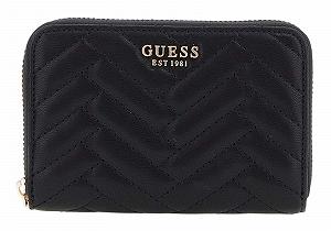 Кошелек GUESS Anning SLG Medium Zip Around Black, черный, Классический - Фото 1