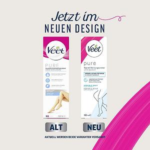 Крем для депиляции Veet Silk & Fresh для чувствительной кожи 300 мл (3 х 100 мл) synthetic.ua - Фото 1