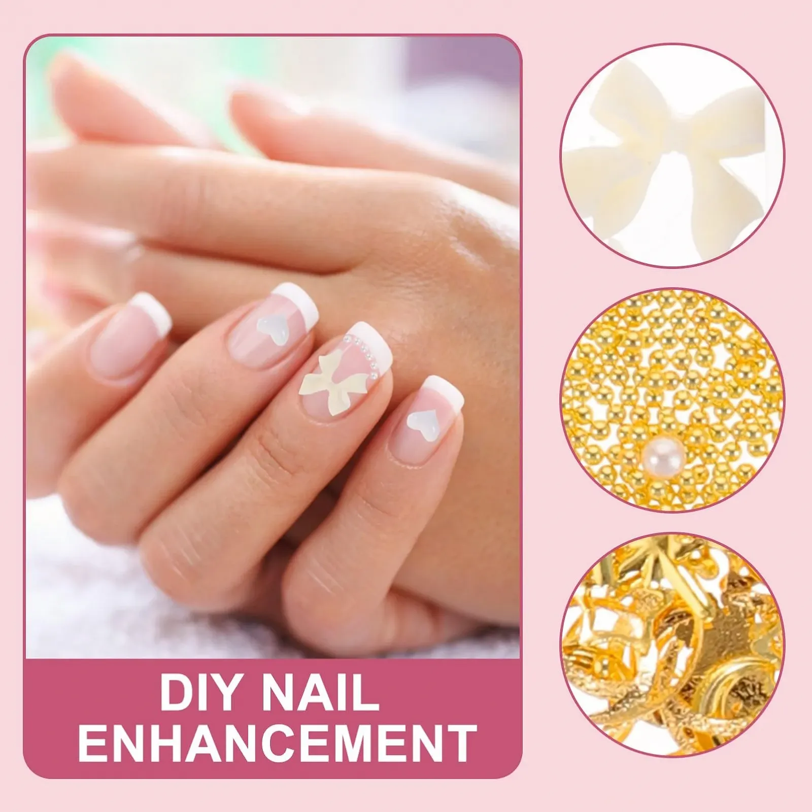 Стразы для ногтей COHEALI Черные 4 коробки Аксессуары для маникюра, фото №9