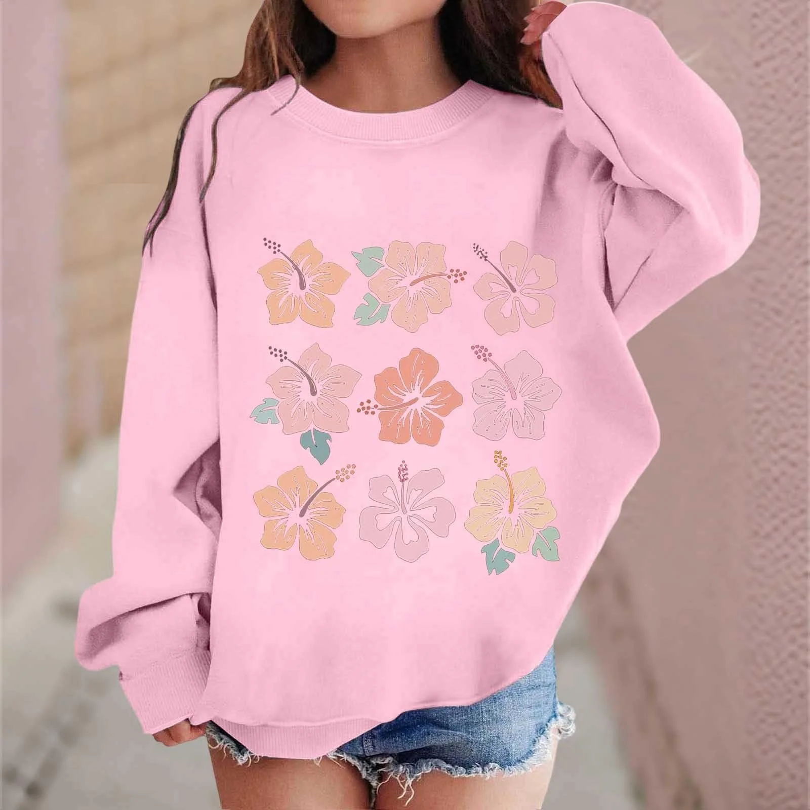 Світшот для дівчаток Generisch з графічним принтом, фото №3