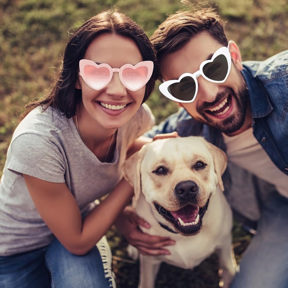 Солнцезащитные Очки Сердце Wzhtuzi Ретро 7 пар, фото №5