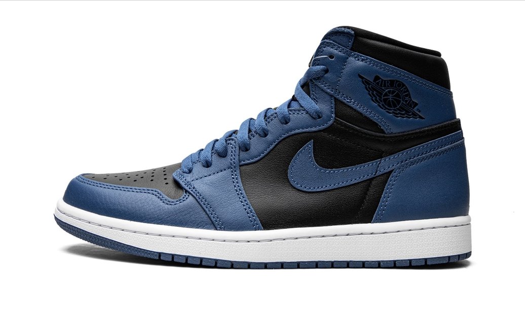 Кроссовки Jordan 1 Retro High OG Dark Marina Blue размер 38, фото №2