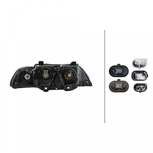 Фара головного света HELLA 1EL 008 053-511 для BMW левая synthetic.ua - Фото 1