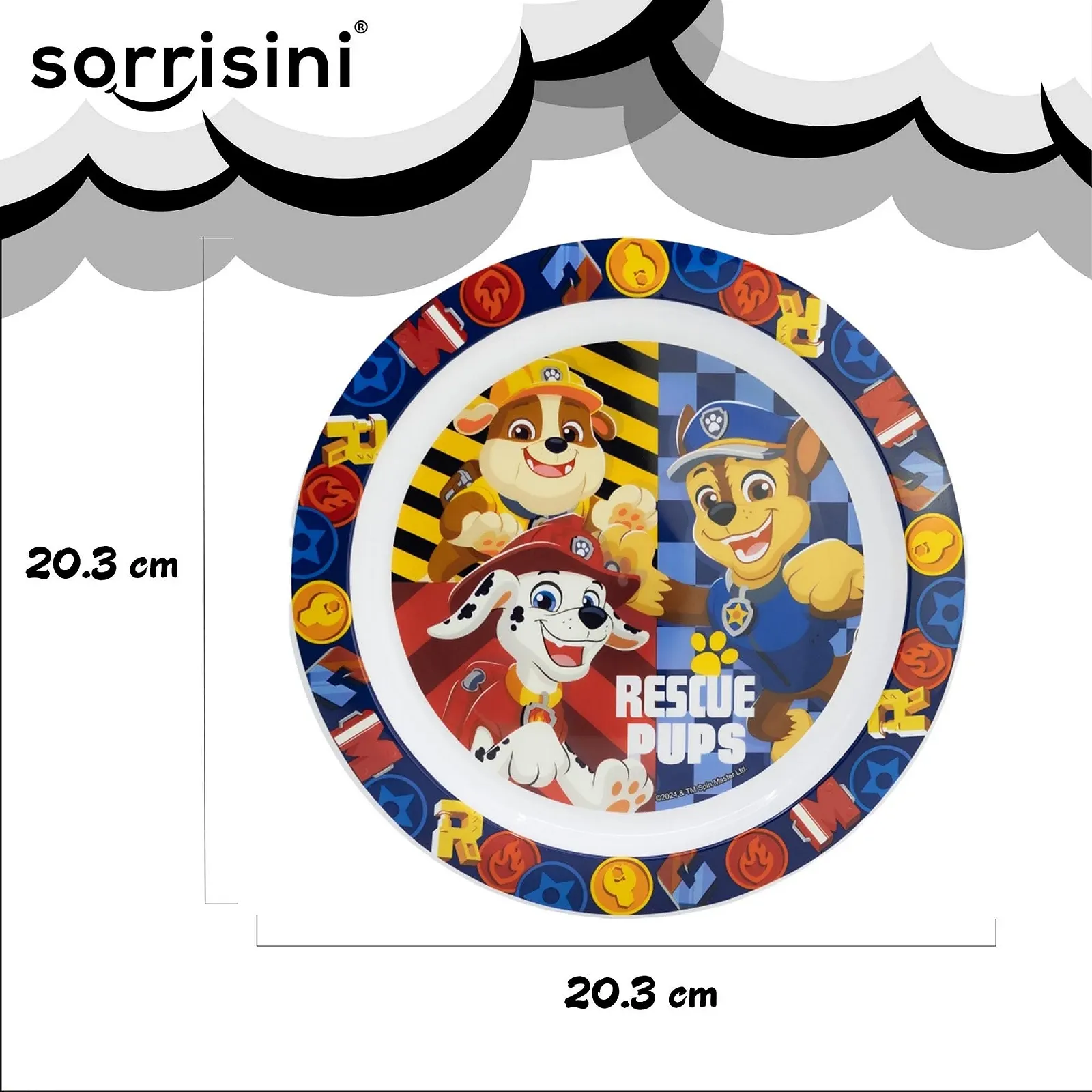 Детский Набор Посуды Sorrisini Paw Patrol, фото №5 Детский Набор Посуды Sorrisini Paw Patrol, фото №5