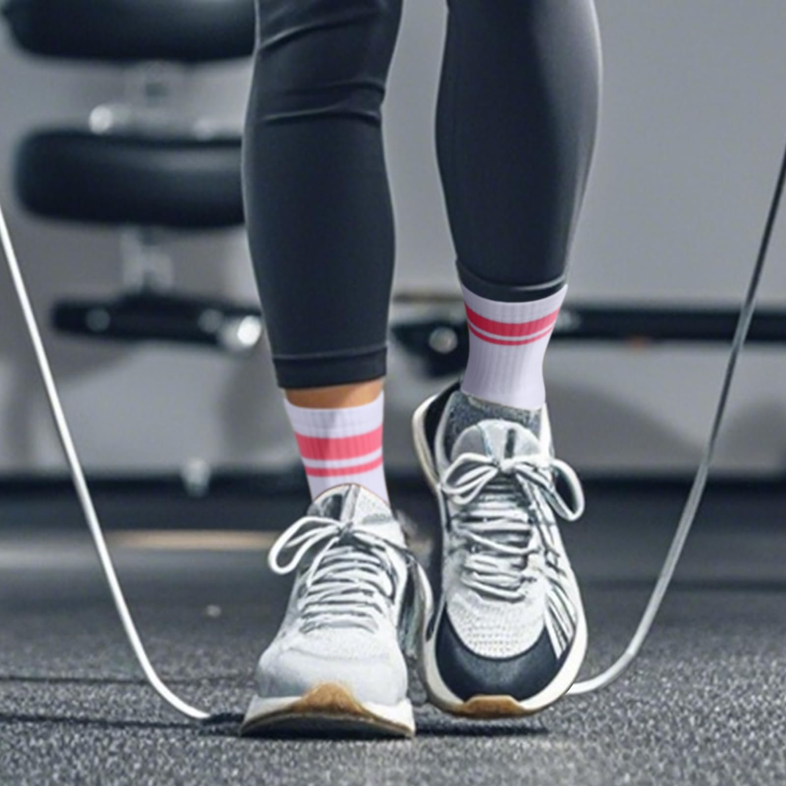 Носки YUEDGE теннисные ретро женские, 5 пар, фото №7