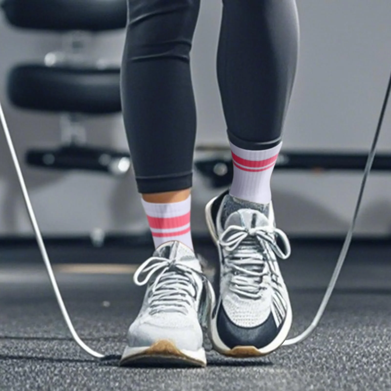 Шкарпетки YUEDGE тенісні ретро жіночі, 5 пар, фото №7