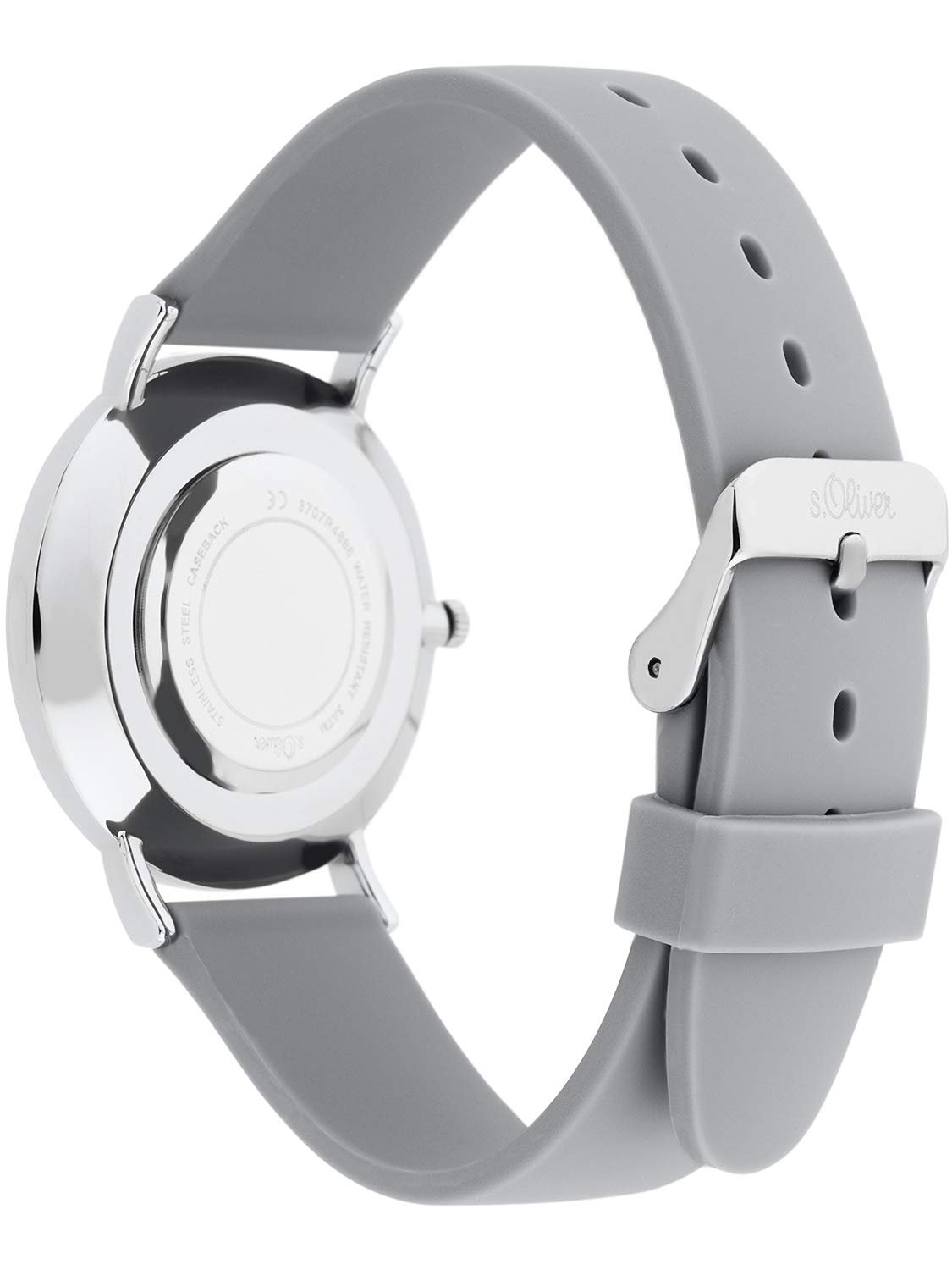 Женские аналоговые кварцевые часы s.Oliver с силиконовым ремешком, фото №4