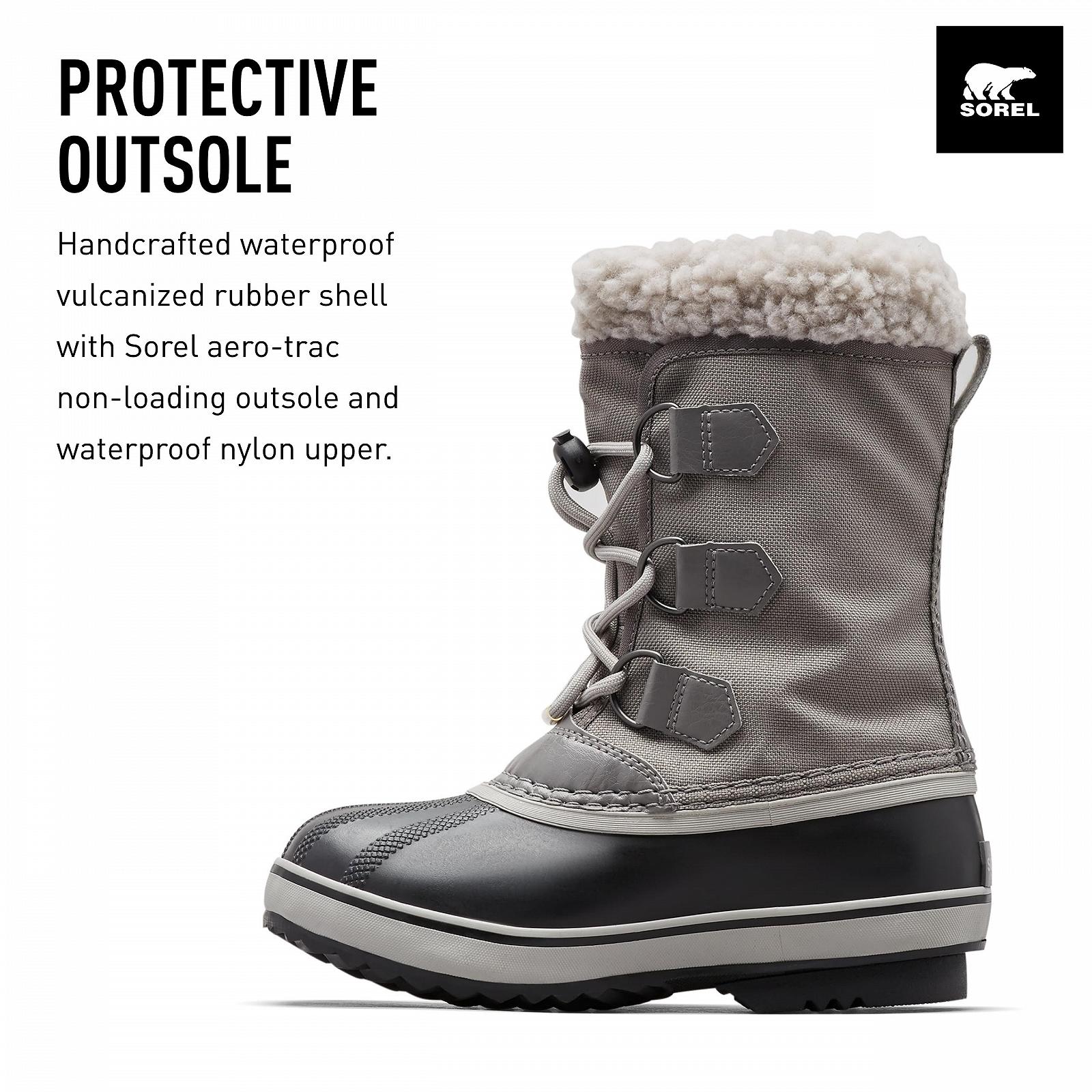 Ботинки Sorel Unisex Kinder Yoot Pac Nylon Wp водонепроницаемые, фото №3