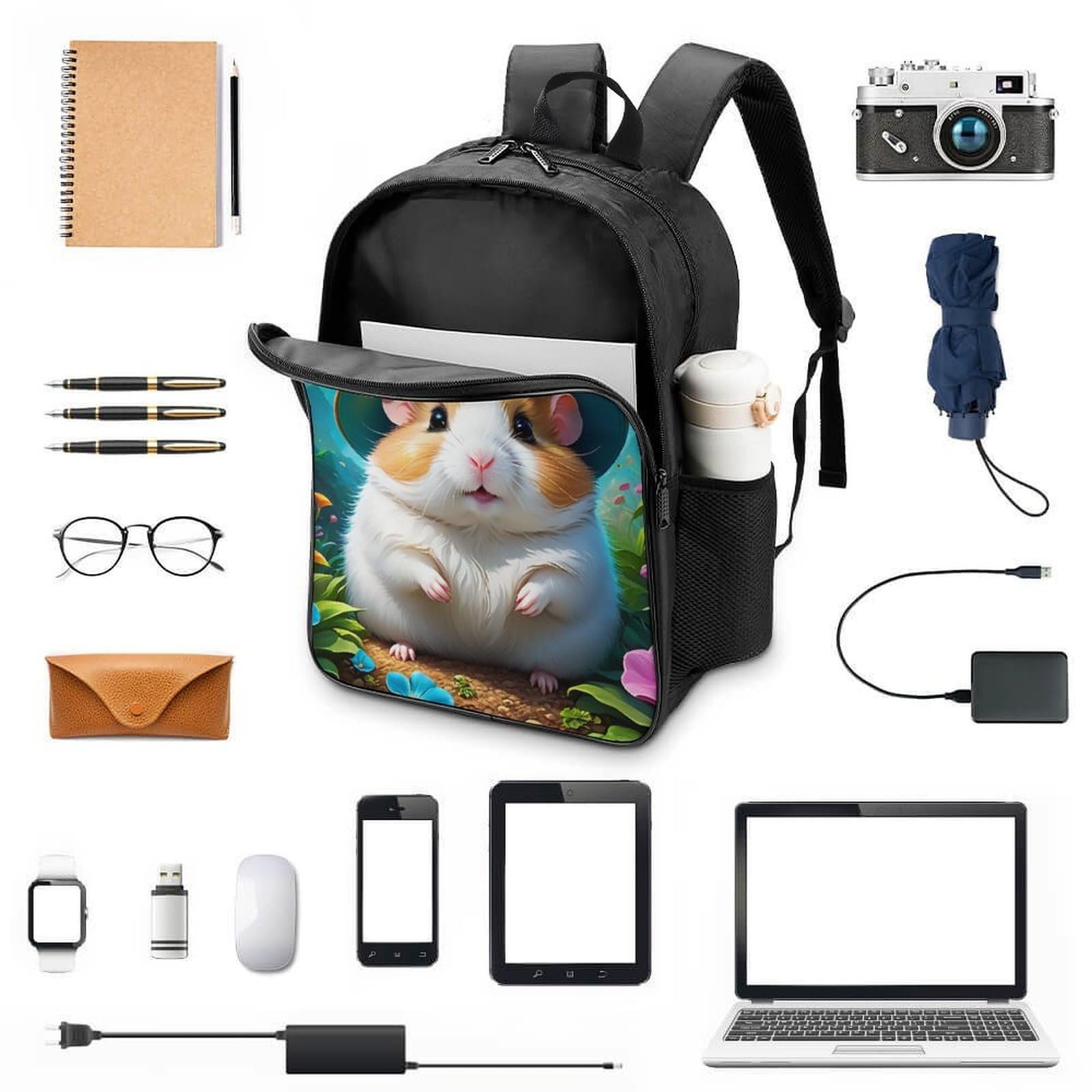 Ранець RSIUUODNF Hamster 40x28x16см, фото №4