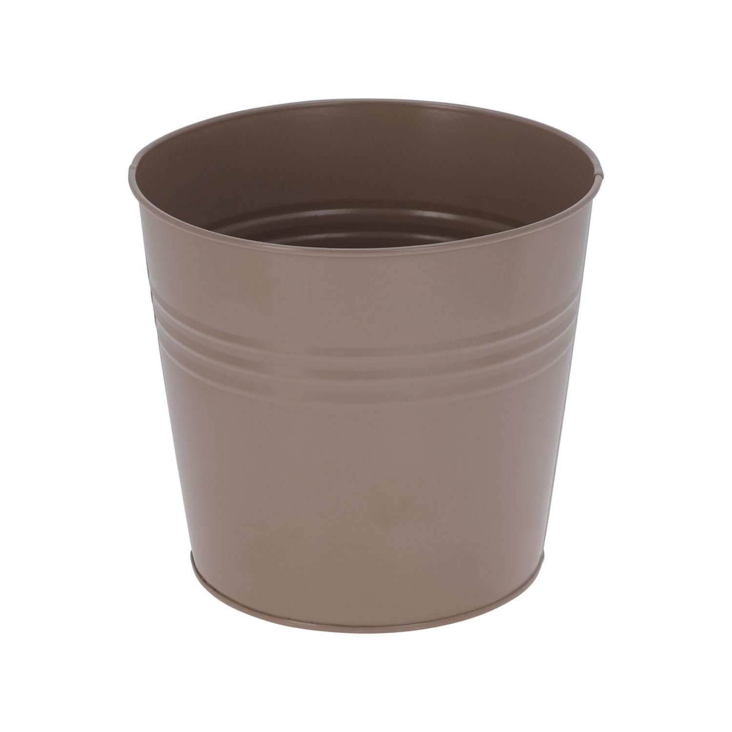 Балконні кашпо Mojawo Набір з 4 шт. Оцинковані Ø17 x 15 см Коричневі, фото №2 Балконні кашпо Mojawo Набір з 4 шт. Оцинковані Ø17 x 15 см Коричневі, фото №2