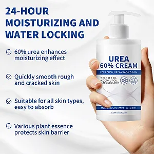 Восстанавливающий крем для рук и ног с мочевиной 60% 300 мл против мозолей и сухости synthetic.ua - Фото 1