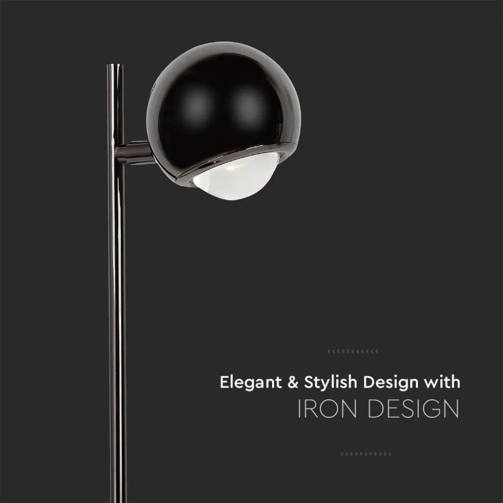 Настільна лампа V-TAC IP20 5 Вт 500 лм 3000 K Чорна, фото №8