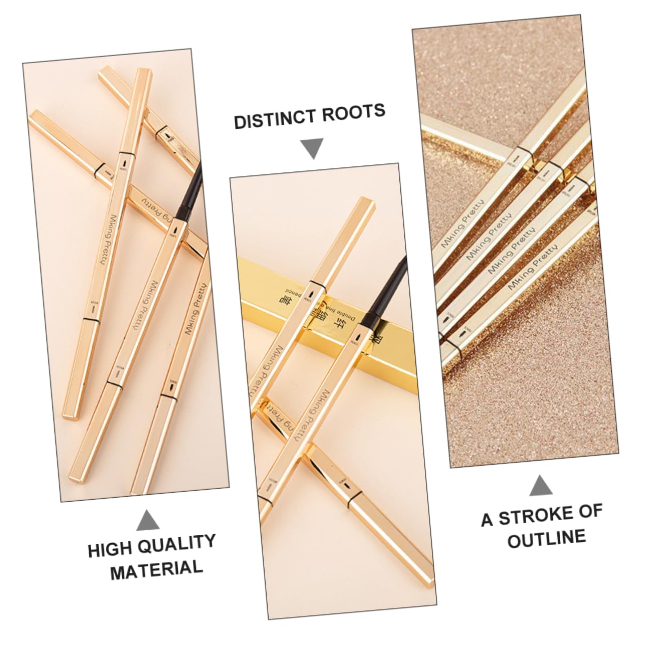Карандаш MERRYHAPY 5St двусторонний для бровей Водостойкий с кисточкой, фото №6 Карандаш MERRYHAPY 5St двусторонний для бровей Водостойкий с кисточкой, фото №6