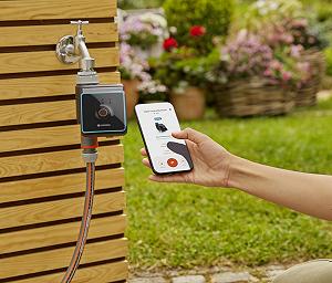Контроллер, таймер полива Gardena Bluetooth App Water Control 01889-20 автоматический 3 графика 10 м диапазон synthetic.ua - Фото 1