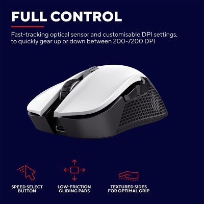 Мышка Trust GXT923 YBAR Wireless White (24889), фото №9