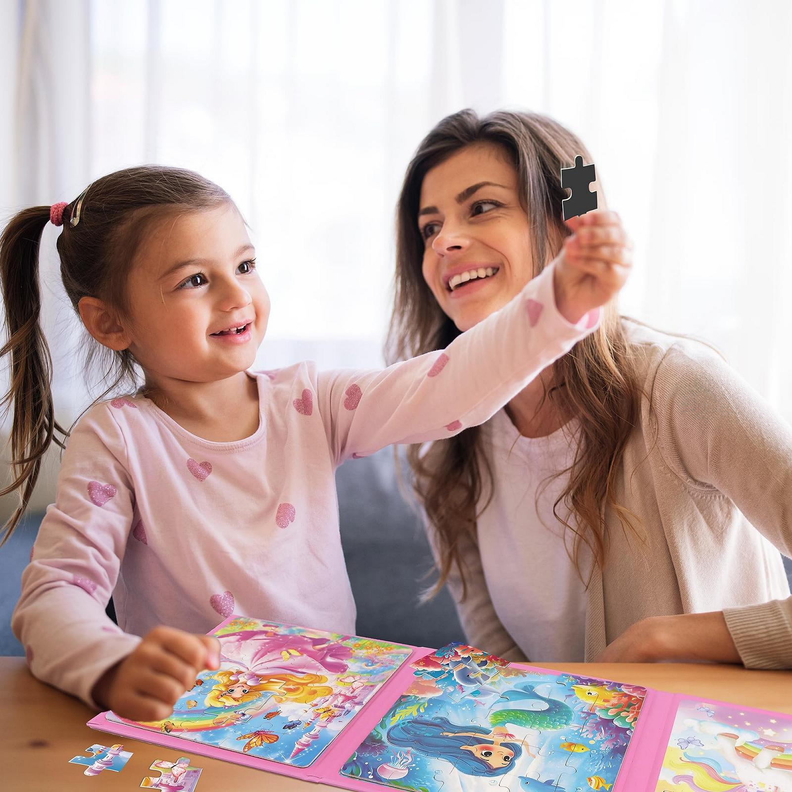 Магнітний пазл Unicorn, Mermaid & Princess 20-30 елементів від 3 років, фото №8