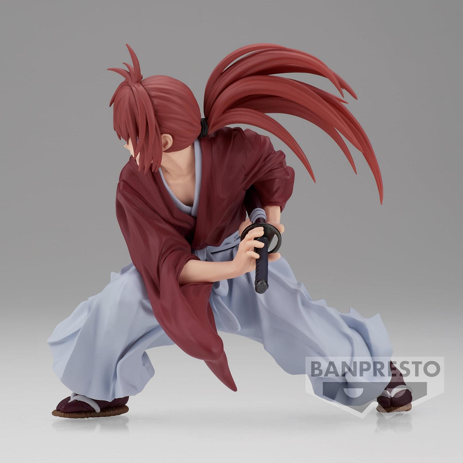 Екшн-фігурка Banpresto Rurouni Kenshin Kenshin Himura Vibration Stars 12 см, різнокольорова, фото №4