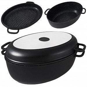 Гусятница NAVA Funtzio с гранитным покрытием 39,5 см 8 л - Фото 1