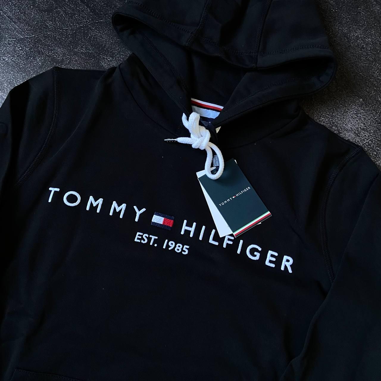 Мужское худи черное Tommy Hilfiger Lux кофта мужская с капюшоном томми хилфигер, фото №5 Мужское худи черное Tommy Hilfiger Lux кофта мужская с капюшоном томми хилфигер, фото №5