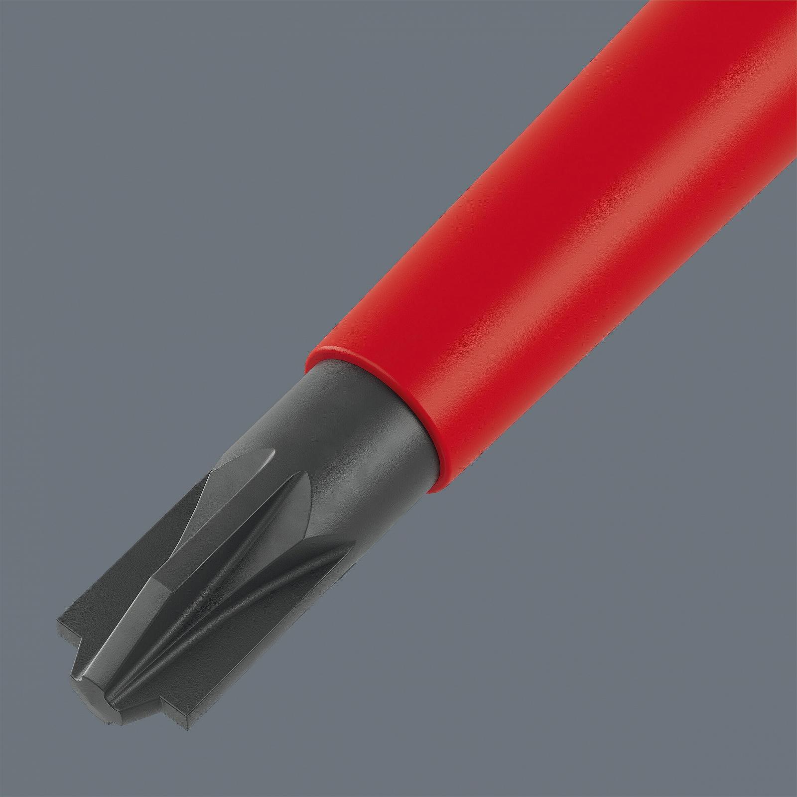 Набор диэлектрических отверток Wera Kraftform Plus 160/7 iSS/7 шт. / SL/PH/PZ/S / VDE-изоляция 1000 В / Красно-оранжевый, фото №5 Набор диэлектрических отверток Wera Kraftform Plus 160/7 iSS/7 шт. / SL/PH/PZ/S / VDE-изоляция 1000 В / Красно-оранжевый, фото №5