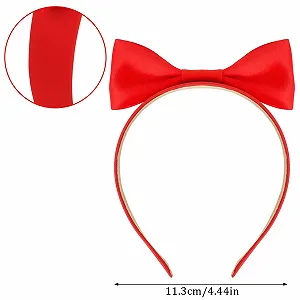 Елегантна Жіноча Обруч на Голову Червоні Метелики synthetic.ua - Фото 1