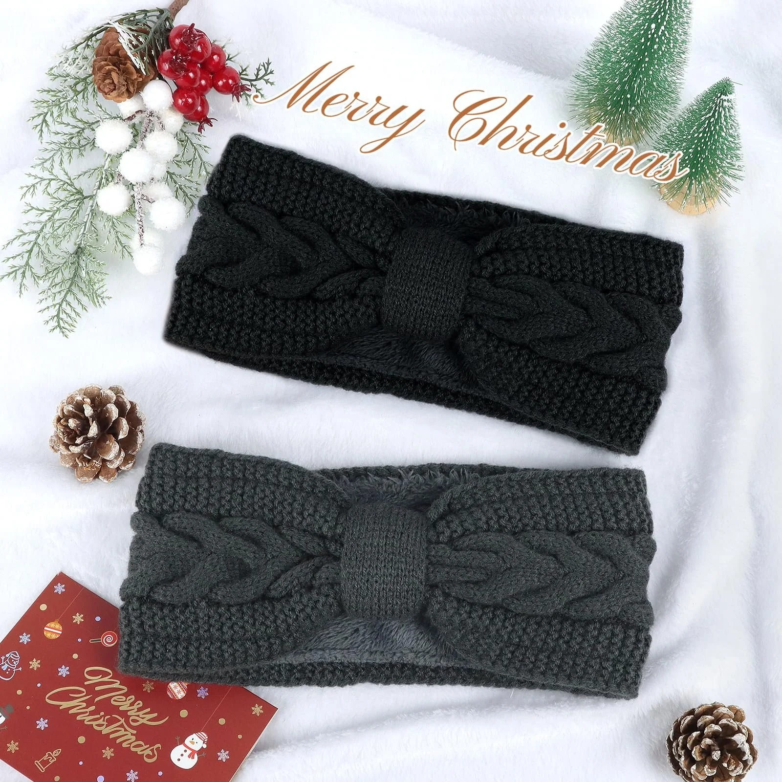 В'язана Пов'язка Kavya Зимова для жінок та дівчат, фото №8