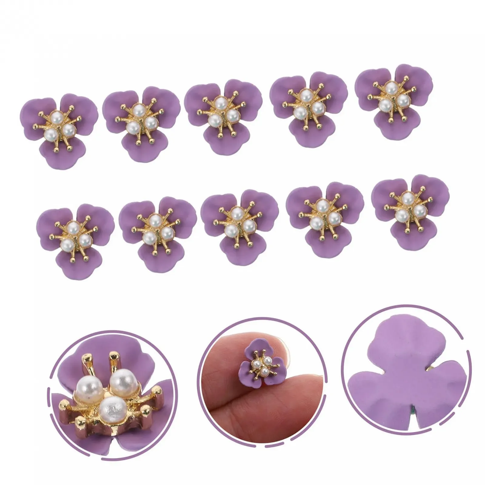 Перлини Housoutil стереоскопічні 10 шт. уп., фото №6