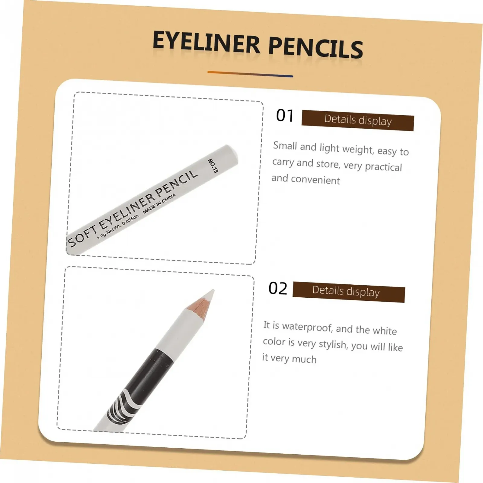 Карандаш для глаз Beavorty Водостойкий, фото №6 Карандаш для глаз Beavorty Водостойкий, фото №6