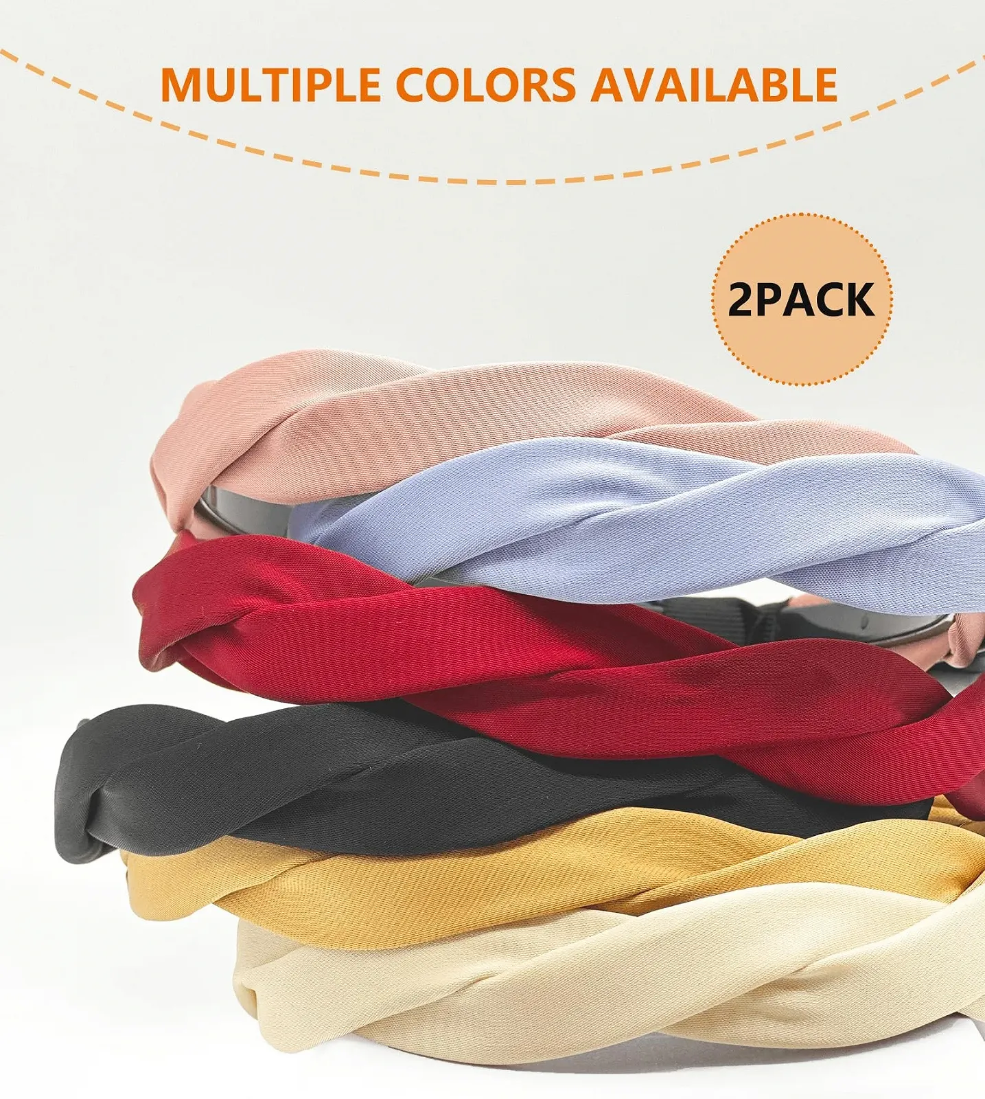 Набір з 2 жіночих модних обручів для волосся, фото №4