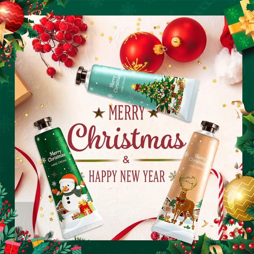 Набір різдвяних кремів для рук, міні-набір кремів для рук, 5 шт, фото №5