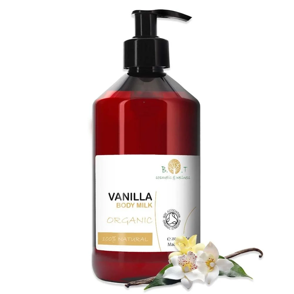 Молочко для тіла Organic 250 мл Зволожуючий захист з ароматом органічної ванілі, фото №1 Молочко для тіла Organic 250 мл Зволожуючий захист з ароматом органічної ванілі, фото №1