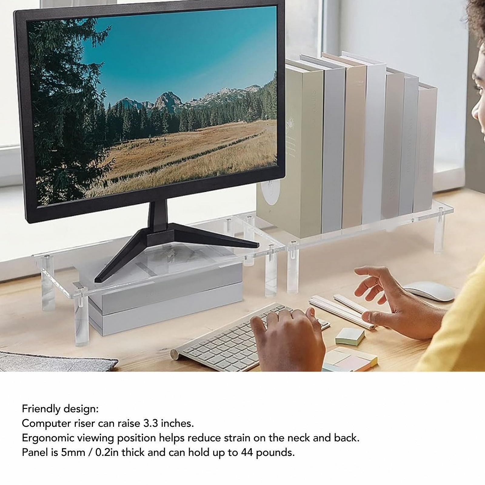 Підставка для ноутбука 8.4 см Акрилова для комп'ютера для організації робочого столу Монітор для телевізора Принтер, фото №5