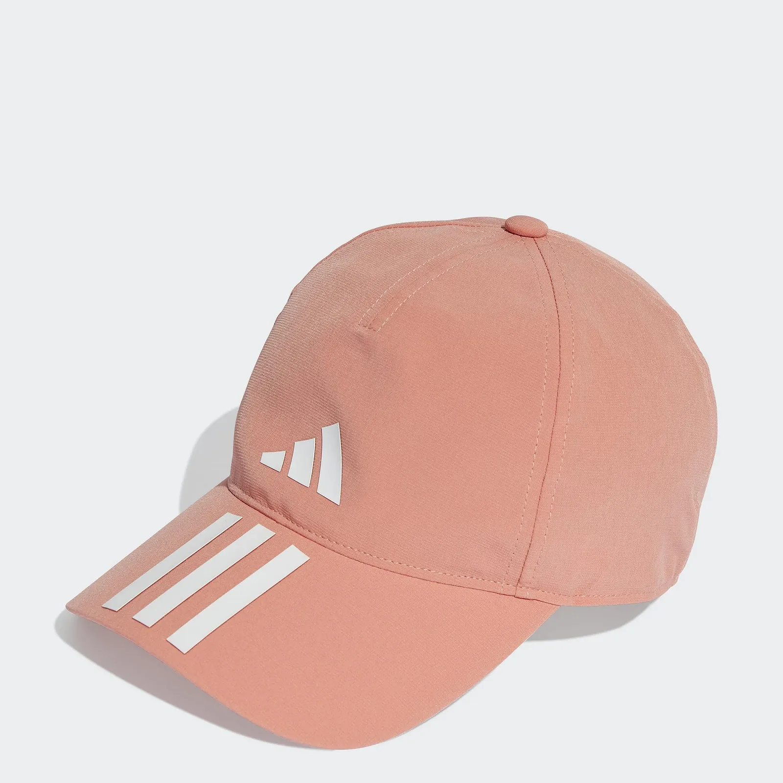 Кепка бейсболка adidas 3-Stripes Aeroready Running Training Wonder Clay/White/White XXS, фото №5 Кепка бейсболка adidas 3-Stripes Aeroready Running Training Wonder Clay/White/White XXS, фото №5