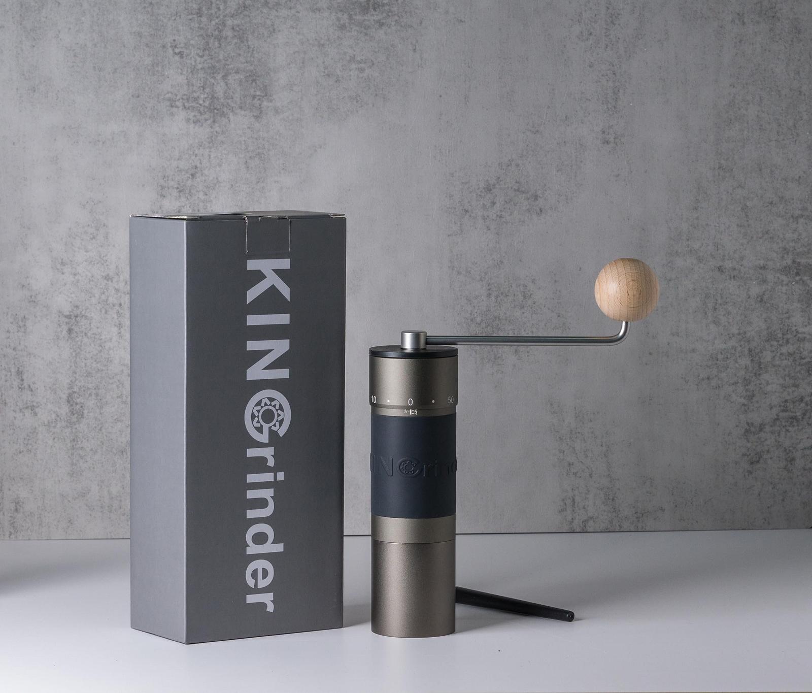 Ручная кофемолка KINGrinder K6 с 200 уровнями помола для Aeropress, френч-пресса, капельного кофе, эспрессо, вместимость 25-35 г, фото №6 Ручная кофемолка KINGrinder K6 с 200 уровнями помола для Aeropress, френч-пресса, капельного кофе, эспрессо, вместимость 25-35 г, фото №6