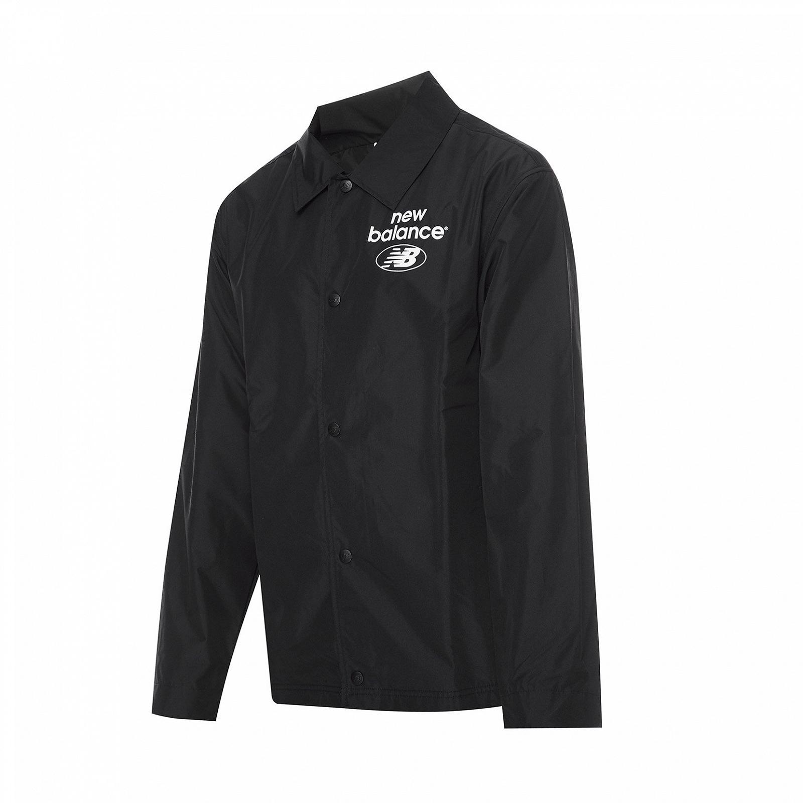 Куртка New Balance Essentials Coaches Jacket Black M, фото №1